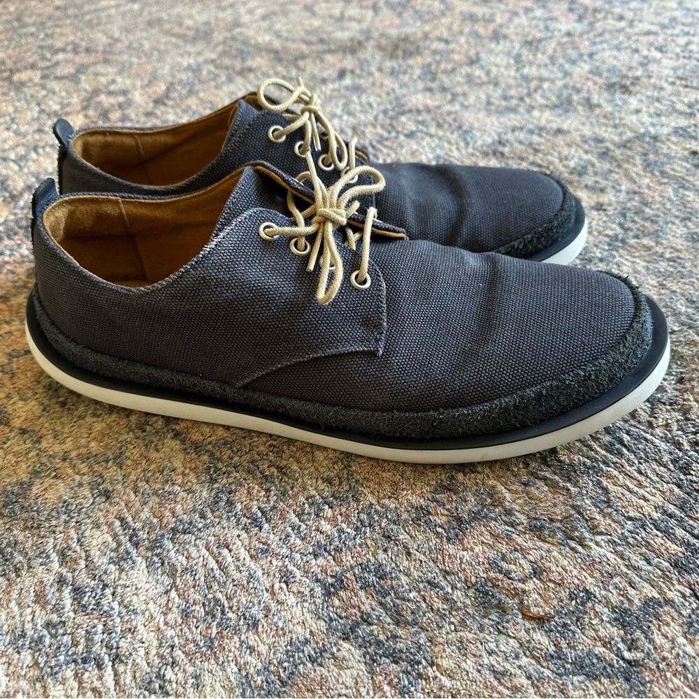 Men's Casual Black Canvas Shoes